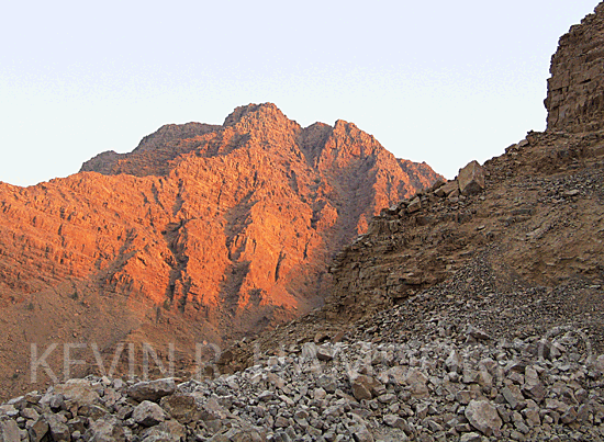 Al Hajar Mountains near Ras Al Khaimah, United Arab Emirates
